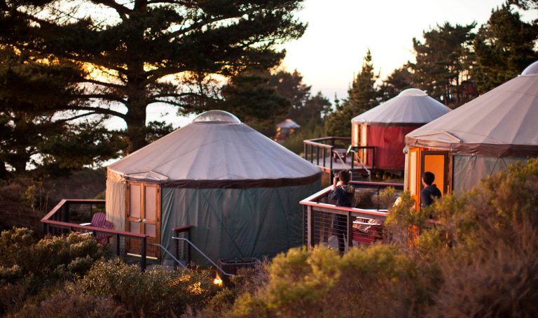 Geary Whiting's Equine Massage Academy - Treebones Yurt Resort - Big Sur, CA