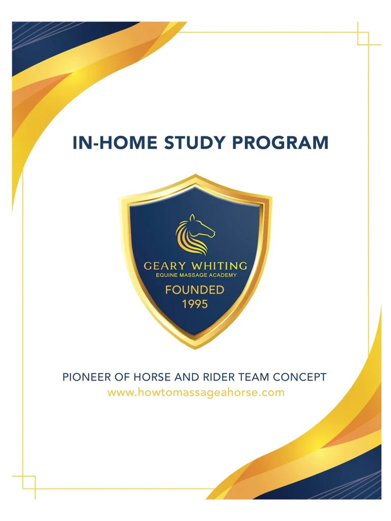 Geary Whiting's Equine Massage Academy - In-Home Study Program