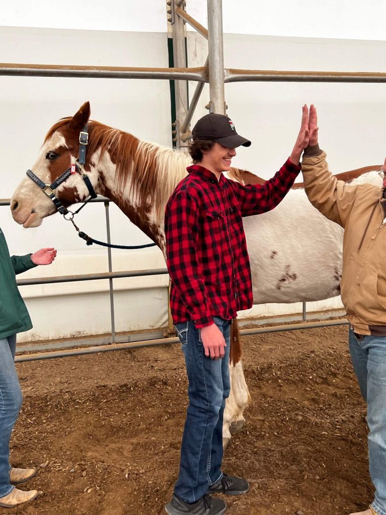 Geary Whiting's Equine Massage School - Confident Students in California