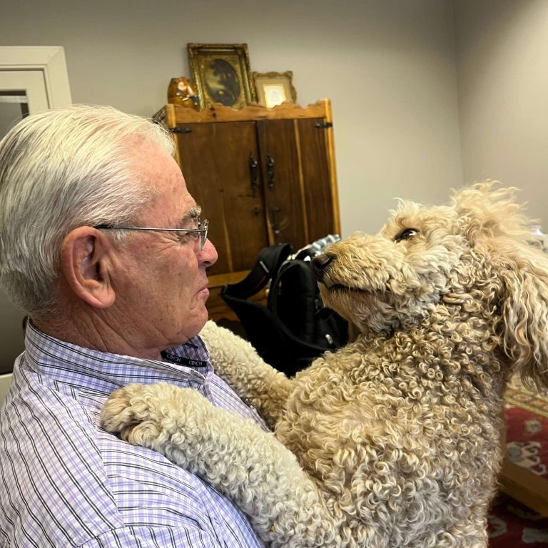 Geary Whiting's Equine Massage School - Dog comfortability - Paso Robles, California